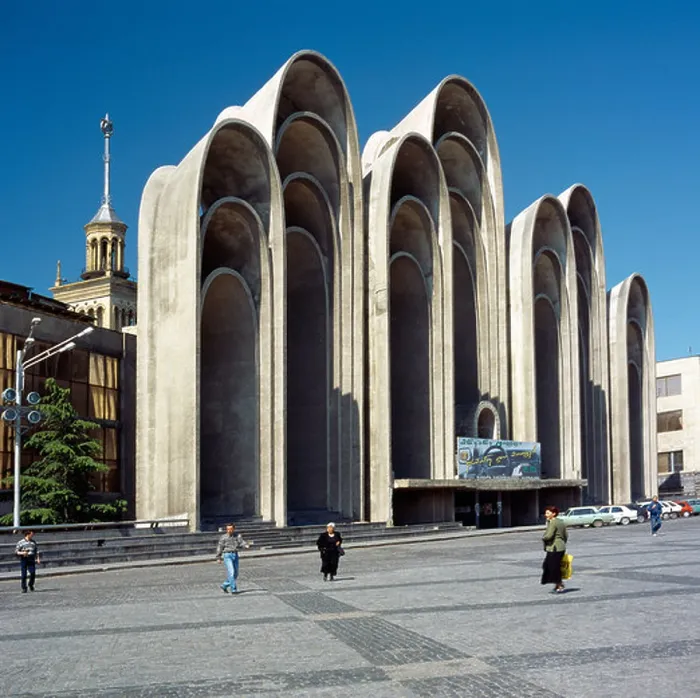 Framed Print : Tbilisi Georgia Respublikis Moedani 'Andropov's Ears'