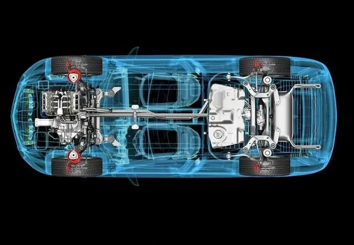 Framed Print : Technical 3d illustration of SUV car with x-ray effect and powertrain system. Top view on black background Framed Print : Technical 3d illustration of SUV car with x-ray effect and powertrain system. Top view on black background