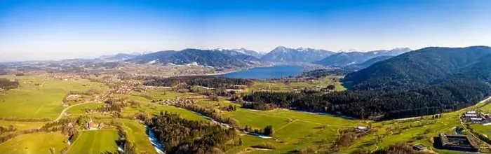 Framed Print : Tegernsee lake in the Bavarian Alps. Aerial Panorama. Spring. Germany Framed Print : Tegernsee lake in the Bavarian Alps. Aerial Panorama. Spring. Germany
