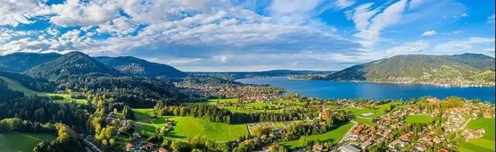 Framed Print : Tegernsee lake in the Bavarian Alps. Aerial Panorama. Autumn. Germany Framed Print : Tegernsee lake in the Bavarian Alps. Aerial Panorama. Autumn. Germany