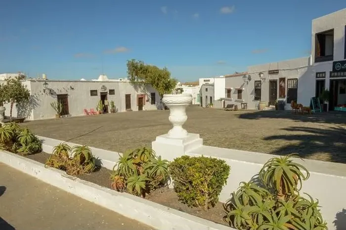 Framed Print : Teguise, Spain - 20 January 2021: the colonial town of Teguise at the Canary island on Lanzarote in Spain Framed Print : Teguise, Spain - 20 January 2021: the colonial town of Teguise at the Canary island on Lanzarote in Spain