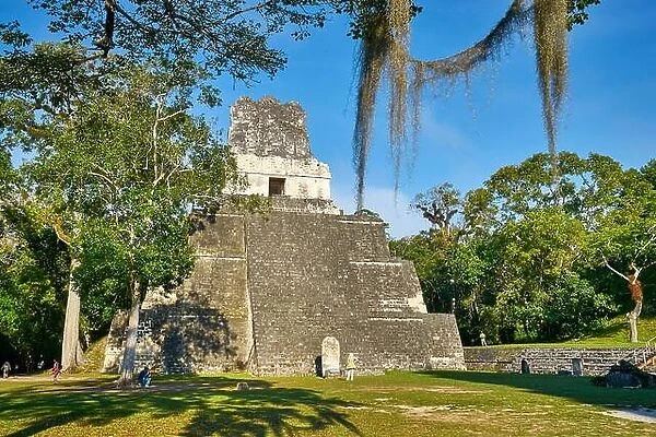 Temple of the Masks, Mayan Ruins, Tikal National Park, Guatemala, Yucatan, UNESCO
