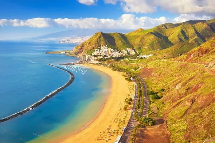 Framed Print : Tenerife, Canary Islands - Teresitas Beach and San Andres, Spain Framed Print : Tenerife, Canary Islands - Teresitas Beach and San Andres, Spain