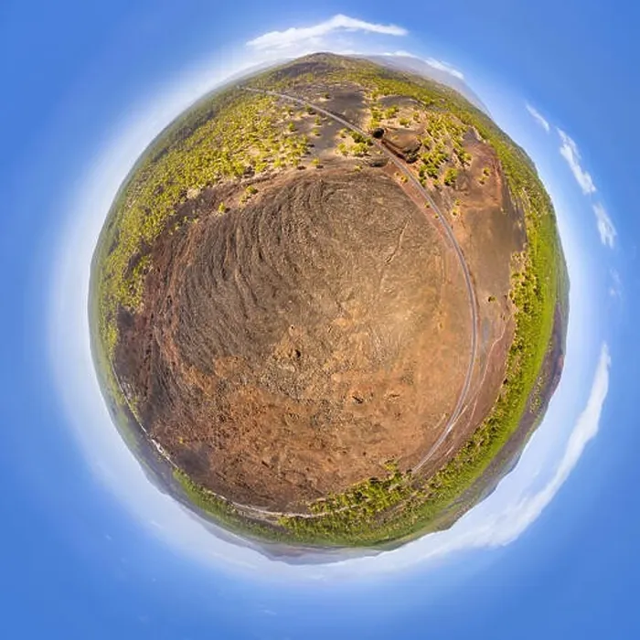 Framed Print : Tenerife El Teide Volcano Aerial 360° Little Planet Framed Print : Tenerife El Teide Volcano Aerial 360° Little Planet