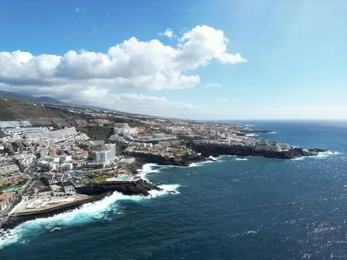 Framed Print : Tenerife Los Gigantes aerial view Framed Print : Tenerife Los Gigantes aerial view