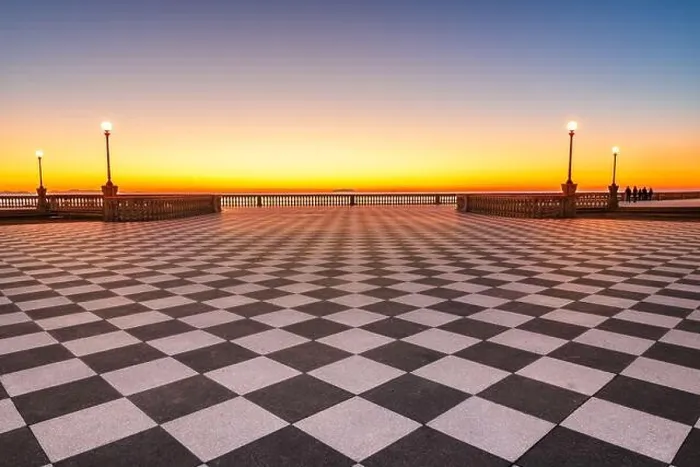 Framed Print : Terrazza Mascagni in Livorno, Italy at sunset Framed Print : Terrazza Mascagni in Livorno, Italy at sunset