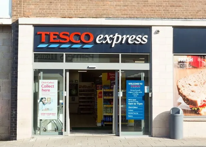 Framed Print : Tesco Express store Framed Print : Tesco Express store
