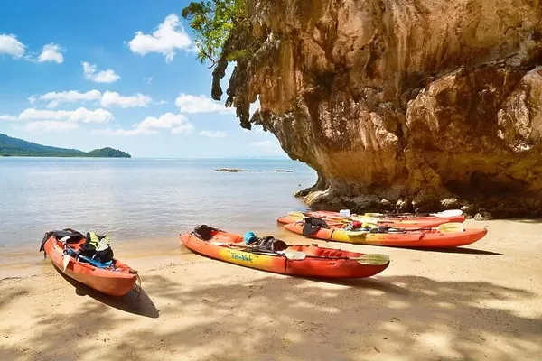 Thailand - Krabi province, Phang Nga Bay, canoe trip