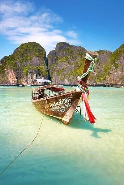Thailand - Landscape of Maya Bay (close to Phi Phi Island), Asia