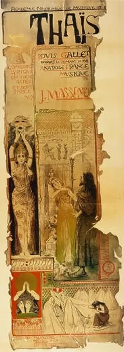 Framed Print : Thais, opera by Jules Massenet (12 May 1842 - 13 August 1912) Framed Print : Thais, opera by Jules Massenet (12 May 1842 - 13 August 1912)