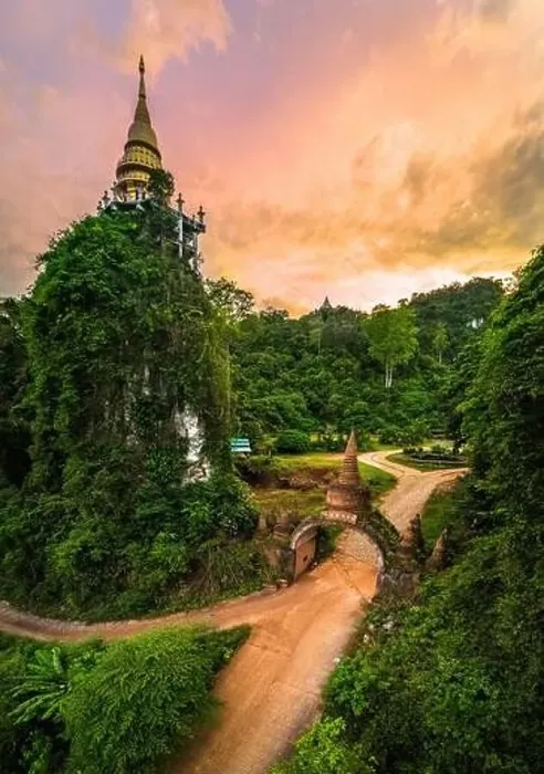 Framed Print : Thamma Park or Dharma park Ban Khao Na Nai, temple complex in Surat Thani, Thailand Framed Print : Thamma Park or Dharma park Ban Khao Na Nai, temple complex in Surat Thani, Thailand