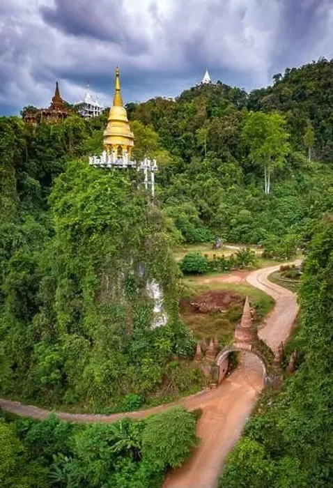 Framed Print : Thamma Park or Dharma park Ban Khao Na Nai, temple complex in Surat Thani, Thailand Framed Print : Thamma Park or Dharma park Ban Khao Na Nai, temple complex in Surat Thani, Thailand