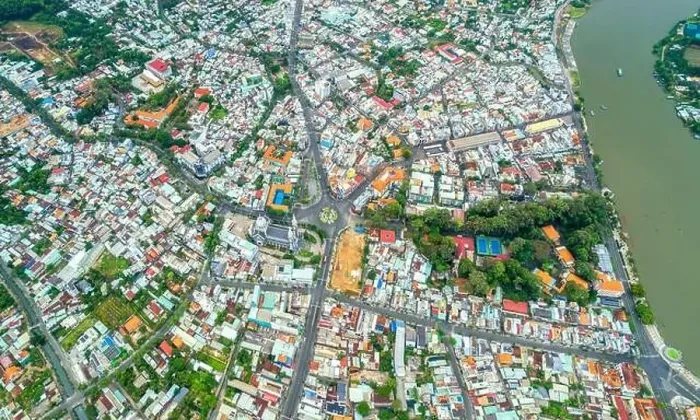 Framed Print : Thu Dau Mot city, Binh Duong Province, Vietnam, aerial view. This is a newly formed city in Southeast region of Vietnam Framed Print : Thu Dau Mot city, Binh Duong Province, Vietnam, aerial view. This is a newly formed city in Southeast region of Vietnam