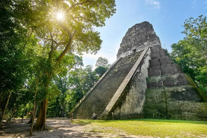 Framed Print : Tikal National Park - Temple V, Ancient Maya Ruins, Yucatan, Guatemala UNESCO Framed Print : Tikal National Park - Temple V, Ancient Maya Ruins, Yucatan, Guatemala UNESCO