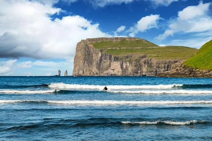 Framed Print : Tjornuvik beach on Streymoy island, Faroe Islands, Denmark. Landscape photography Framed Print : Tjornuvik beach on Streymoy island, Faroe Islands, Denmark. Landscape photography