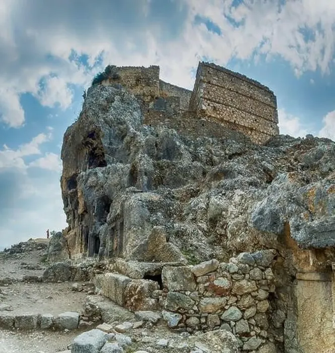 Framed Print : Tlos ruins and tombs, an ancient Lycian city near the town of Seydikemer, Mugla, Turkey Framed Print : Tlos ruins and tombs, an ancient Lycian city near the town of Seydikemer, Mugla, Turkey