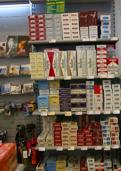 Framed Print : Tobacco cigarettes in Duty Free shop shopping Framed Print : Tobacco cigarettes in Duty Free shop shopping