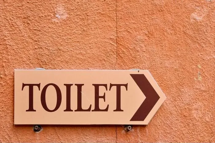 Framed Print : Toilet word, Pointing the way to the toilet Framed Print : Toilet word, Pointing the way to the toilet