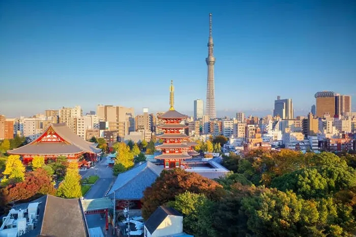 Framed Print : Tokyo. Cityscape image of Tokyo skyline during autumn sunset in Japan Framed Print : Tokyo. Cityscape image of Tokyo skyline during autumn sunset in Japan