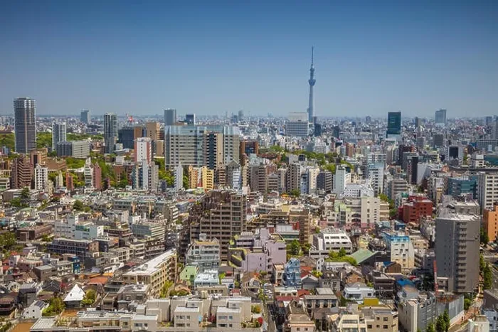 Framed Print : Tokyo. Cityscape image of Tokyo skyline during sunny day in Japan Framed Print : Tokyo. Cityscape image of Tokyo skyline during sunny day in Japan