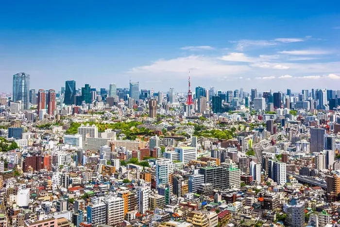 Framed Print : Tokyo, Japan city skyline Framed Print : Tokyo, Japan city skyline