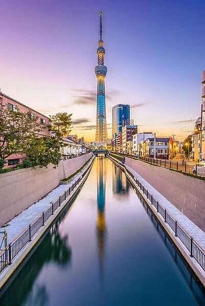 TOKYO, JAPAN - NOVEMBER 3, 2012: The Tokyo Skytree. It is considered the second tallest structure in the world