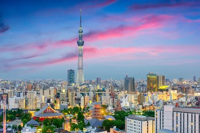 Framed Print : Tokyo, Japan skyline Framed Print : Tokyo, Japan skyline