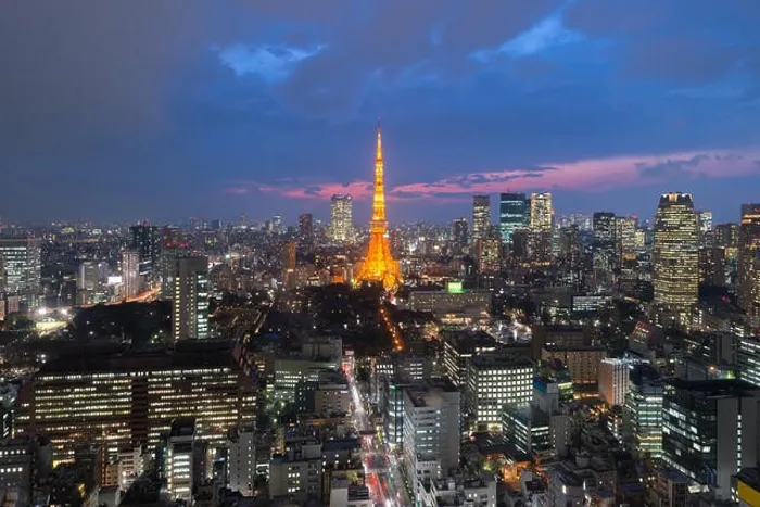 Framed Print : Tokyo at Nigh view of Tokyo tower, Tokyo city skyline, Tokyo Japan Framed Print : Tokyo at Nigh view of Tokyo tower, Tokyo city skyline, Tokyo Japan