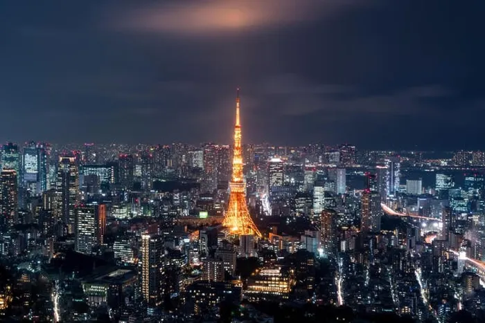 Framed Print : Tokyo at Nigh view of Tokyo tower, Tokyo city skyline, Tokyo Japan Framed Print : Tokyo at Nigh view of Tokyo tower, Tokyo city skyline, Tokyo Japan