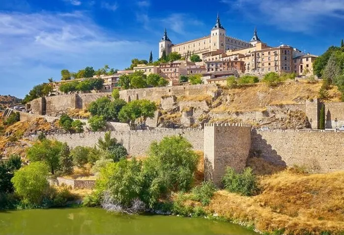Framed Print : Toledo old town, San Martin Bridge, Spain Framed Print : Toledo old town, San Martin Bridge, Spain