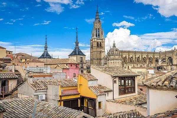 Toledo, Spain old town skyline