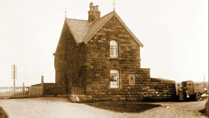 Framed Print : At the Toll bar on the then newly built road between Sandsend and Whitby Framed Print : At the Toll bar on the then newly built road between Sandsend and Whitby