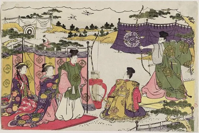 Framed Print : Torii Kiyonaga's 1787 woodblock print Framed Print : Torii Kiyonaga's 1787 woodblock print
