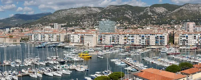 Framed Print : Toulon, France harbor marina mountain waterfront panorama 6063 Framed Print : Toulon, France harbor marina mountain waterfront panorama 6063