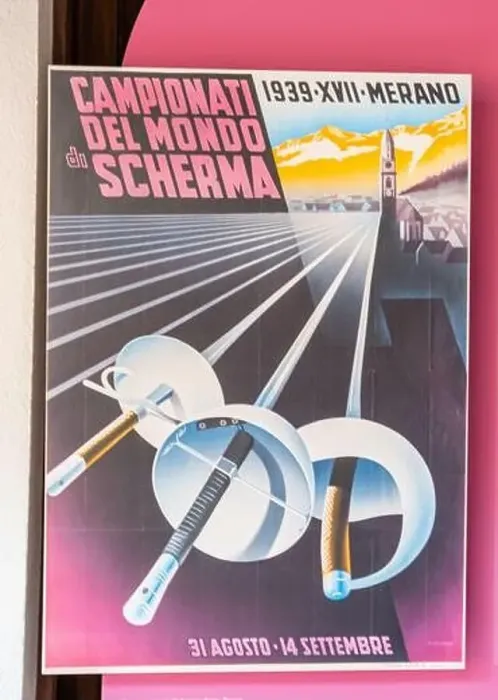 Framed Print : Tourist advertising posters from the early 1940s of the city of Merano Framed Print : Tourist advertising posters from the early 1940s of the city of Merano