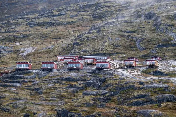 Framed Print : Tourist lodge near the Eqi glacier, Ilulissat, Western Greenland, Denmark, Polar Regions Framed Print : Tourist lodge near the Eqi glacier, Ilulissat, Western Greenland, Denmark, Polar Regions