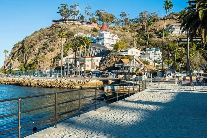 Framed Print : The town of Avalon, Santa Catalina Island, California, United States of America, North America Framed Print : The town of Avalon, Santa Catalina Island, California, United States of America, North America