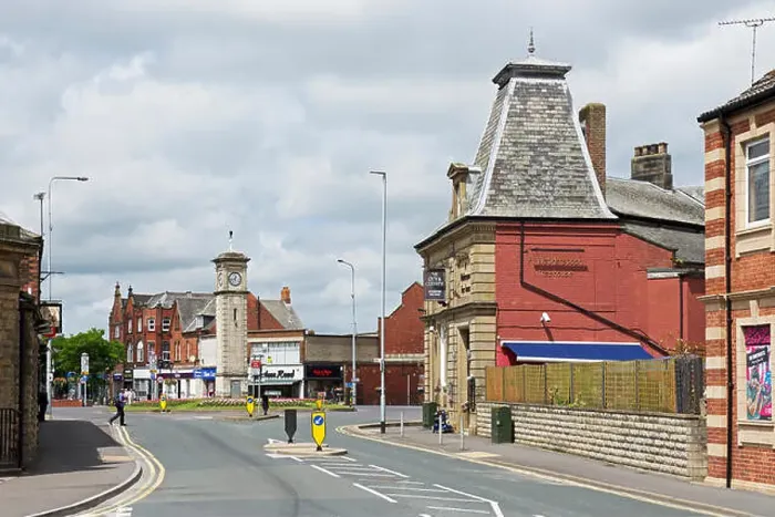 Framed Print : Town centre of Goole, East Yorkshire, England UK