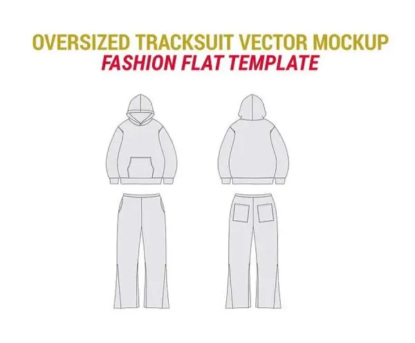 Tracksuit Mockup Print with Pajamas and Art Prints