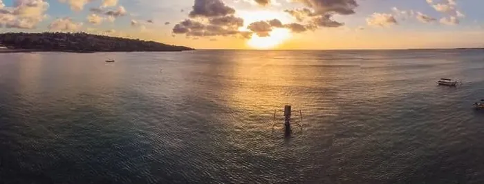 Framed Print : Traditional Balinese boat Jukung at Jimbaran beach at sunset in Bali, Indonesia Photo from the drone Framed Print : Traditional Balinese boat Jukung at Jimbaran beach at sunset in Bali, Indonesia Photo from the drone