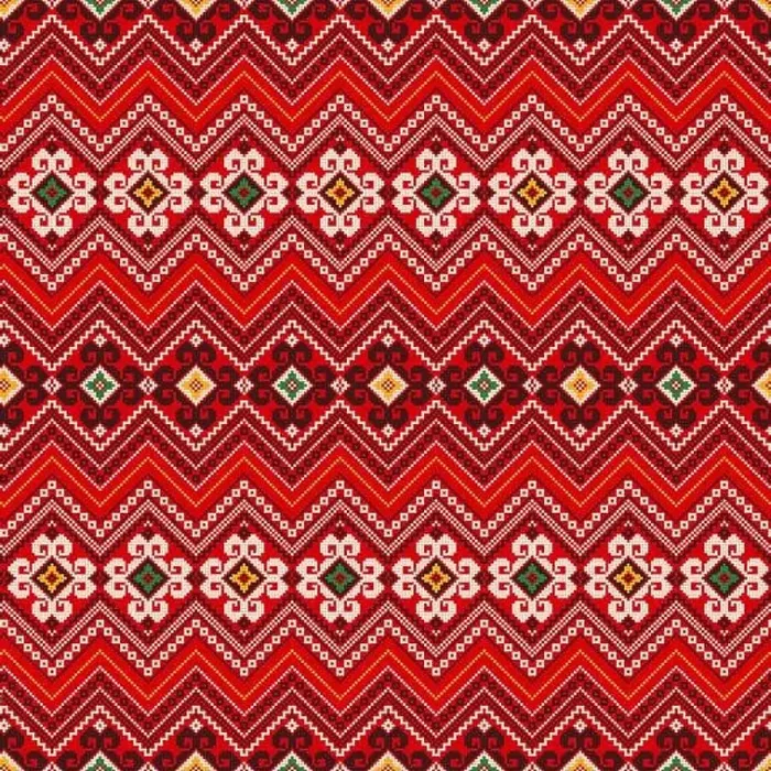 Framed Print : Traditional Georgian folk art embroidery vector pattern Framed Print : Traditional Georgian folk art embroidery vector pattern