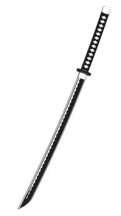Framed Print : Traditional samurai weapon, Japanese katana sword design Framed Print : Traditional samurai weapon, Japanese katana sword design