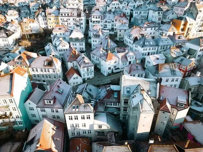 Framed Print : Traditional Scandinavian Architecture