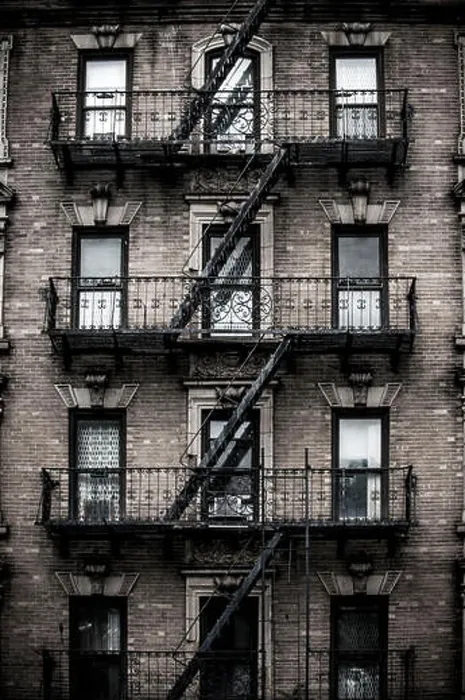 Framed Print : Traditional style buildings in New York City, USA Framed Print : Traditional style buildings in New York City, USA