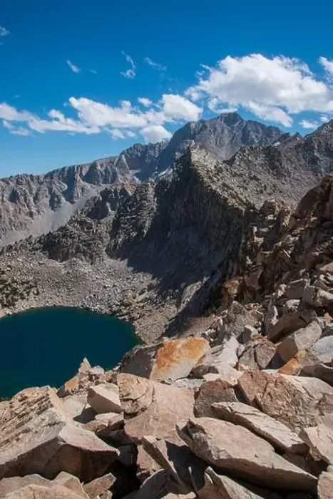 Framed Print : The trail to Kearsarge Pass is a difficult one
