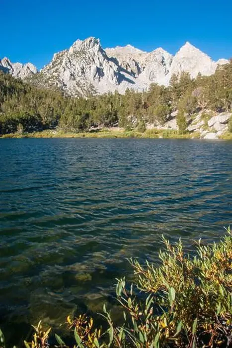 Framed Print : The trail to Kearsarge Pass is a difficult one