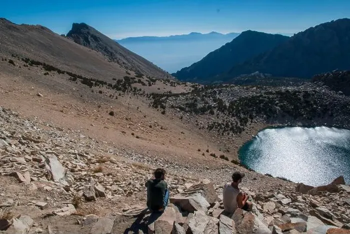 Framed Print : The trail to Kearsarge Pass is a difficult one