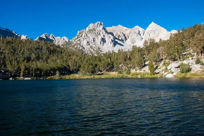 Framed Print : The trail to Kearsarge Pass is a difficult one