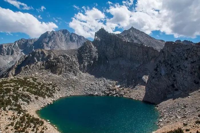 Framed Print : The trail to Kearsarge Pass is a difficult one