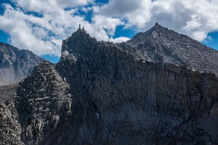 Framed Print : The trail to Kearsarge Pass is a difficult one